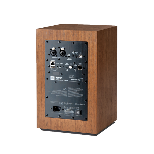 4305P Studio Monitor - Brown - Powered Bookshelf Loudspeaker System - Back image number null